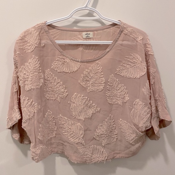 Wilfred Blayze Pink Leaf Top - Picture 1 of 4